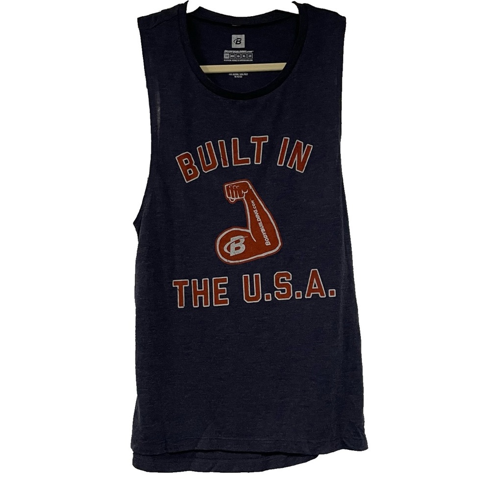 Bodybuilding.com Muscle Tank “Built in the USA”